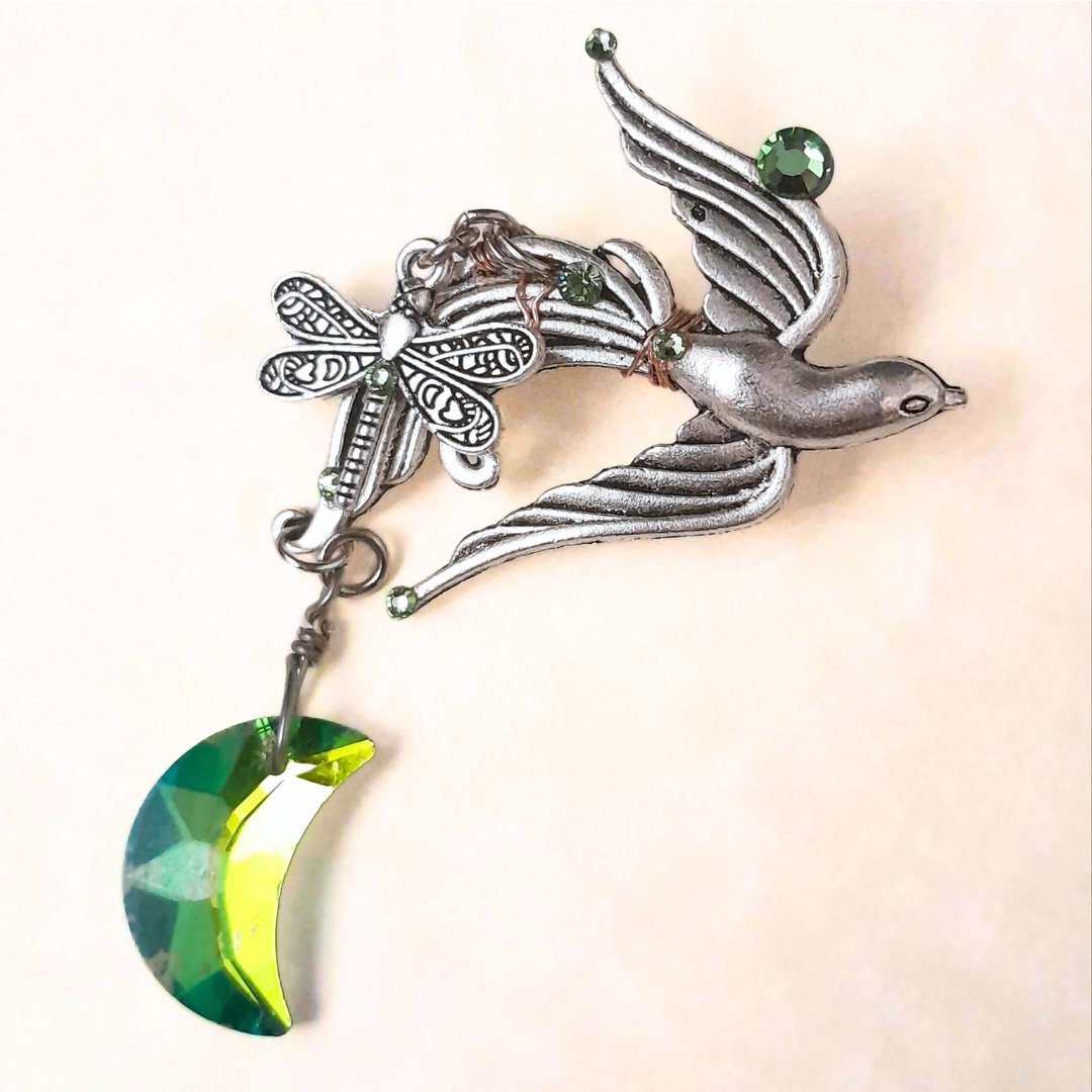 Magical Handmade Brooches - One-of-a-Kind Fantasy Vintage Brooches