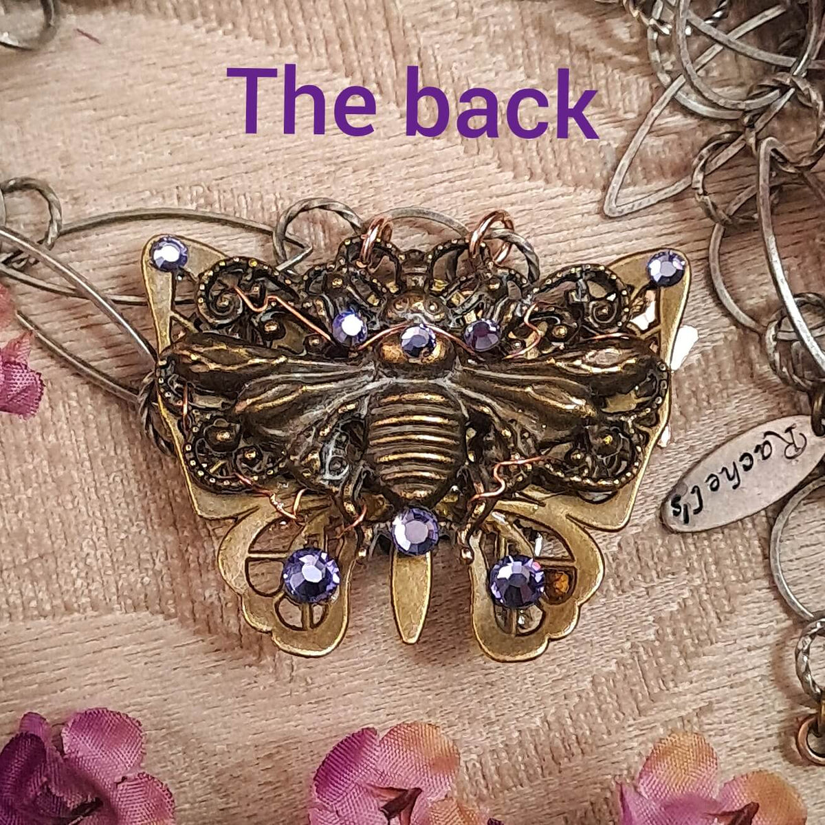 Purple Butterfly Fantasy Necklace