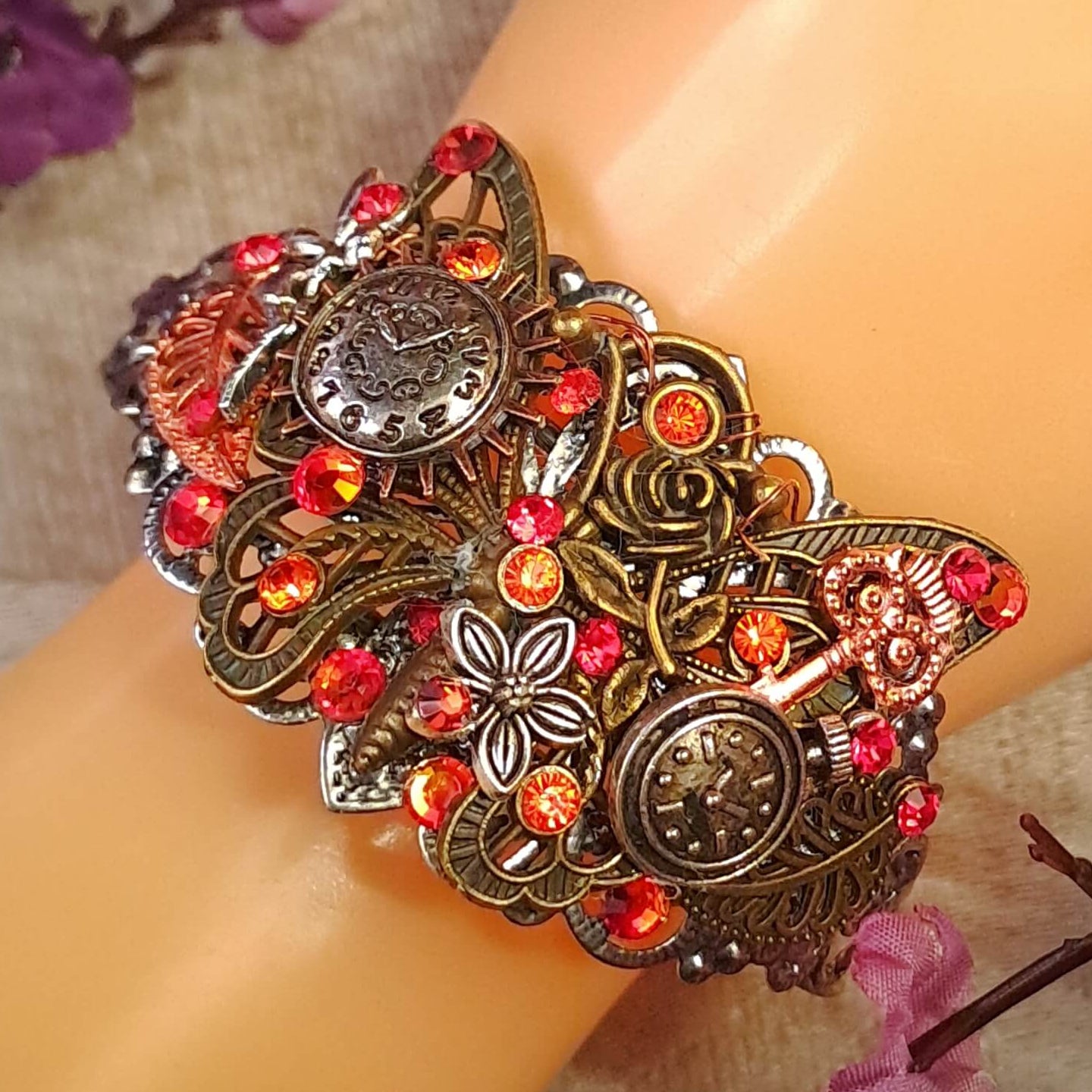 Butterfly Bracelet Adjustable Cuff Fantasy Magic