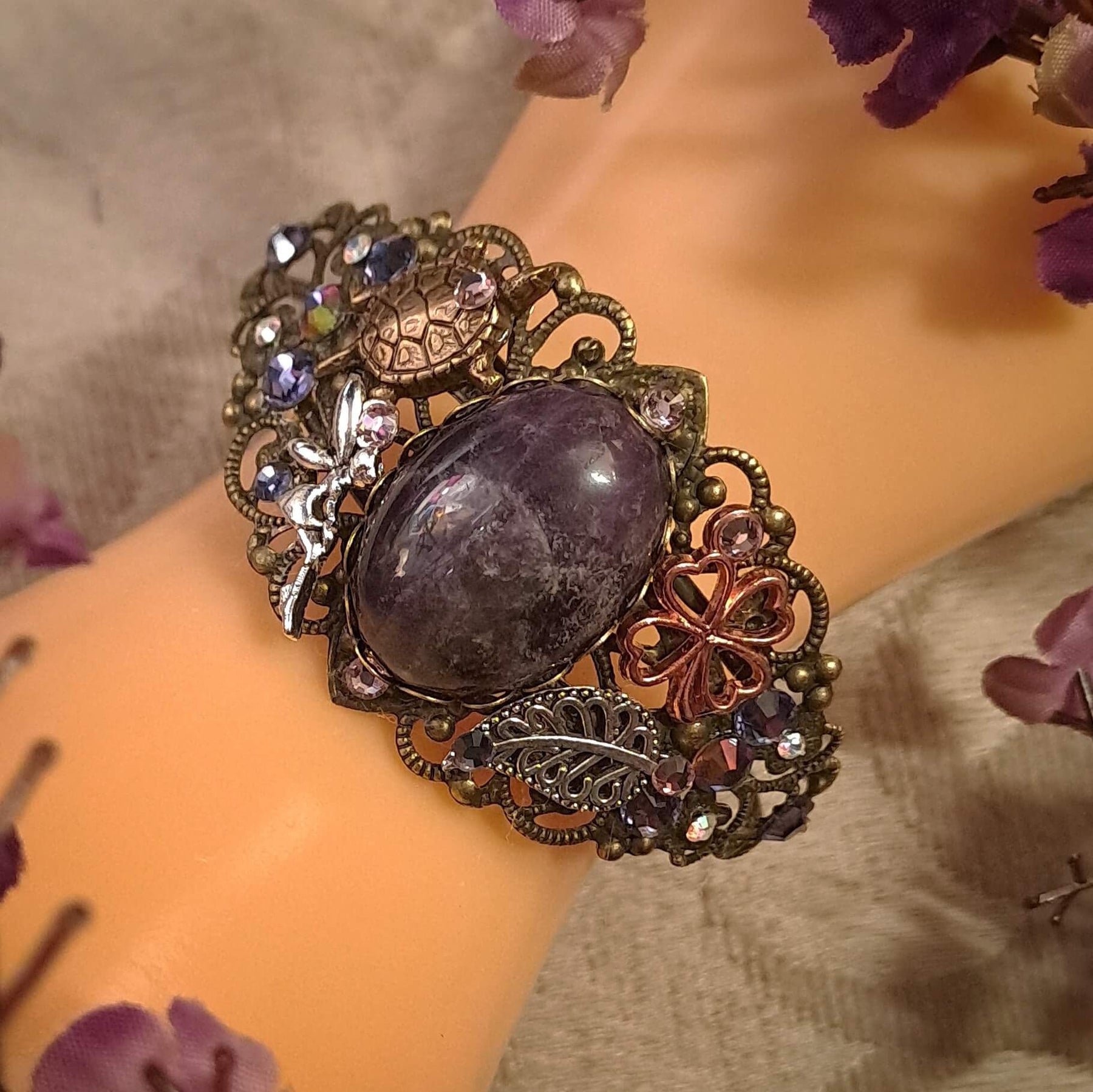 Amethyst Fantasy Adjustable Bracelet