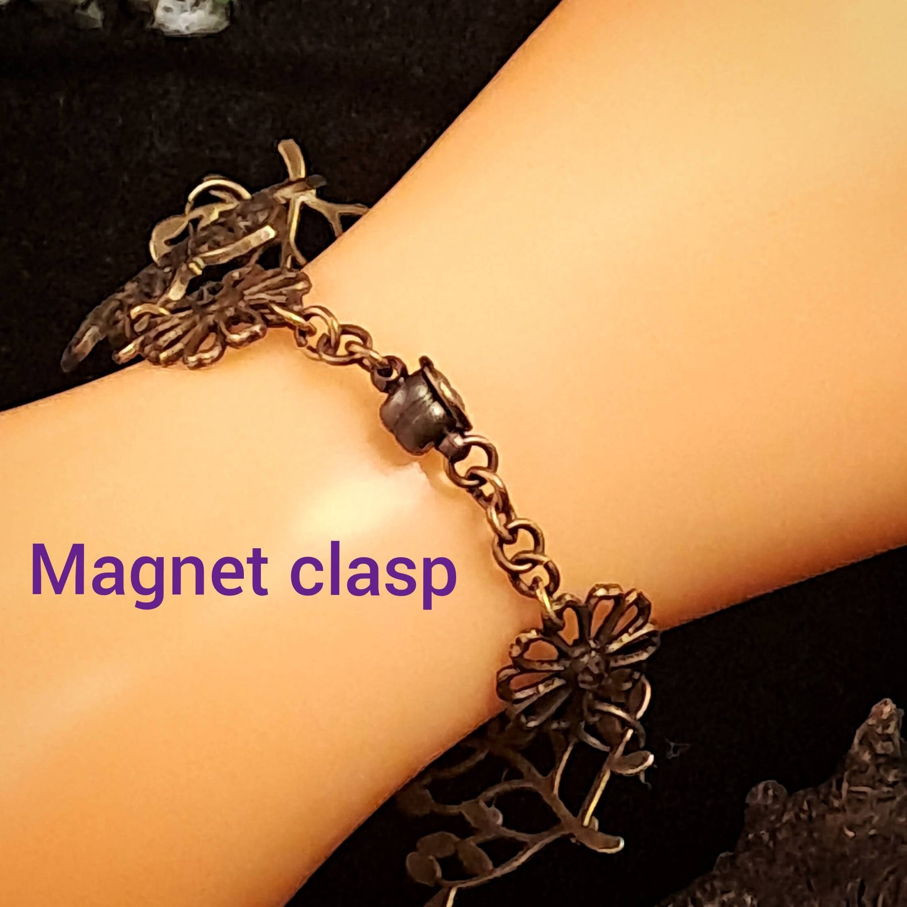 Fantasy Nature Flower Bracelet