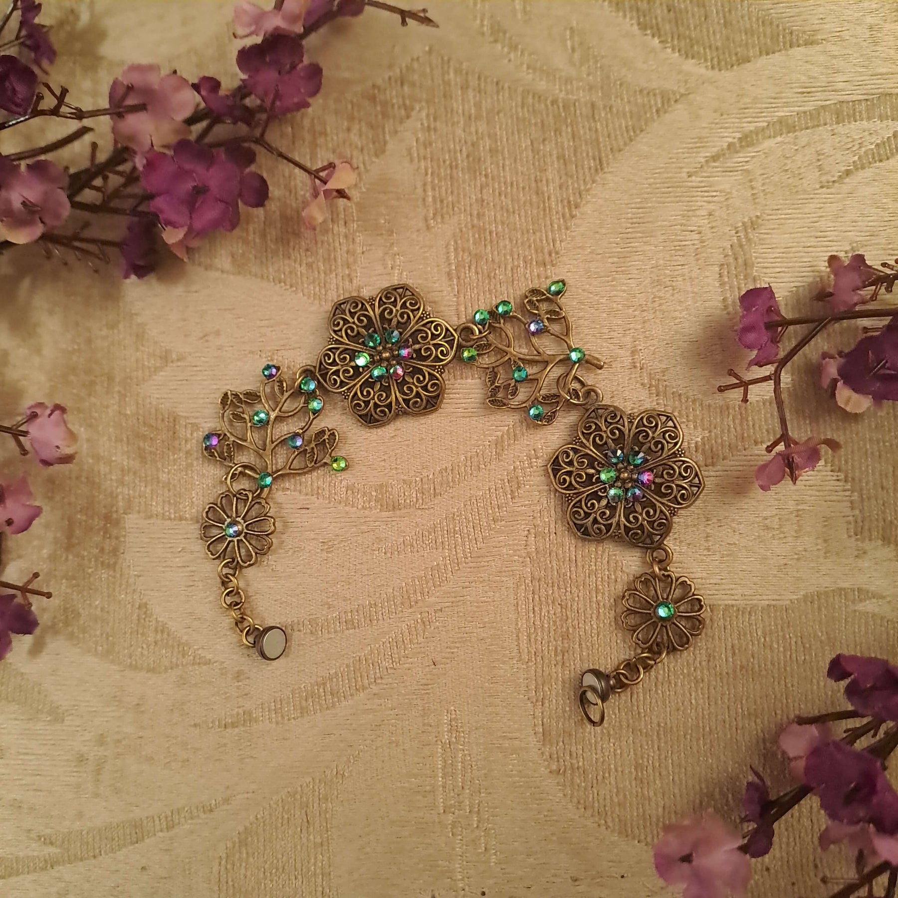 Fantasy Nature Flower Bracelet
