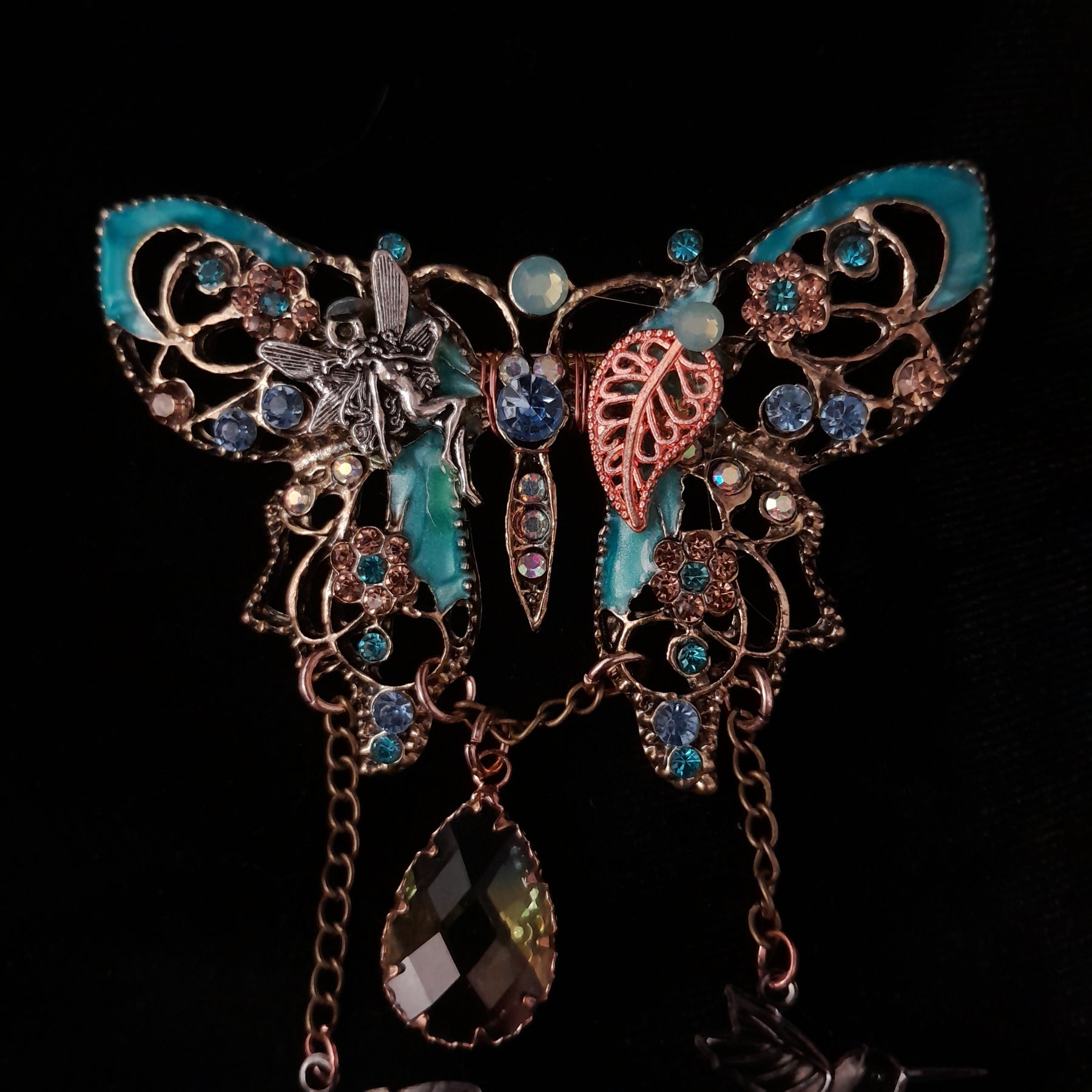 Butterfly Hummingbird & Dragonfly Nature Brooch