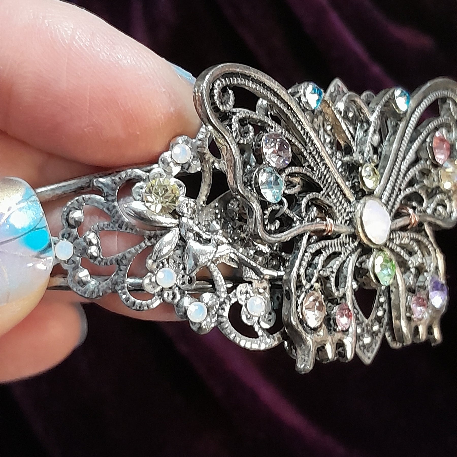 Butterfly Bracelet Adjustable Cuff Magical Fairy