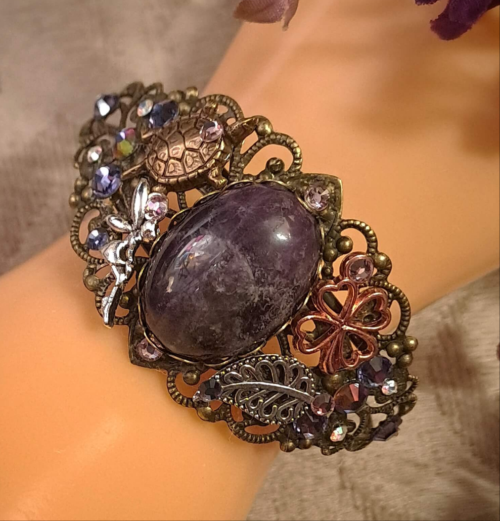 Amethyst Fantasy Adjustable Bracelet