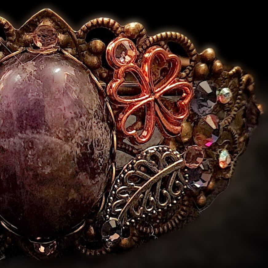 Amethyst Fantasy Adjustable Bracelet