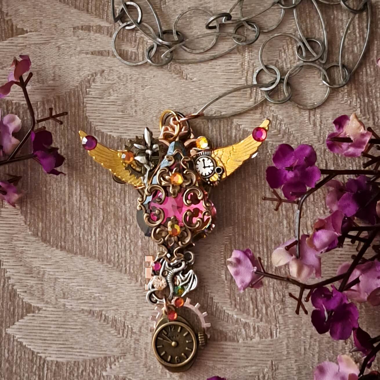 Winged Fantasy Fairy Necklace
