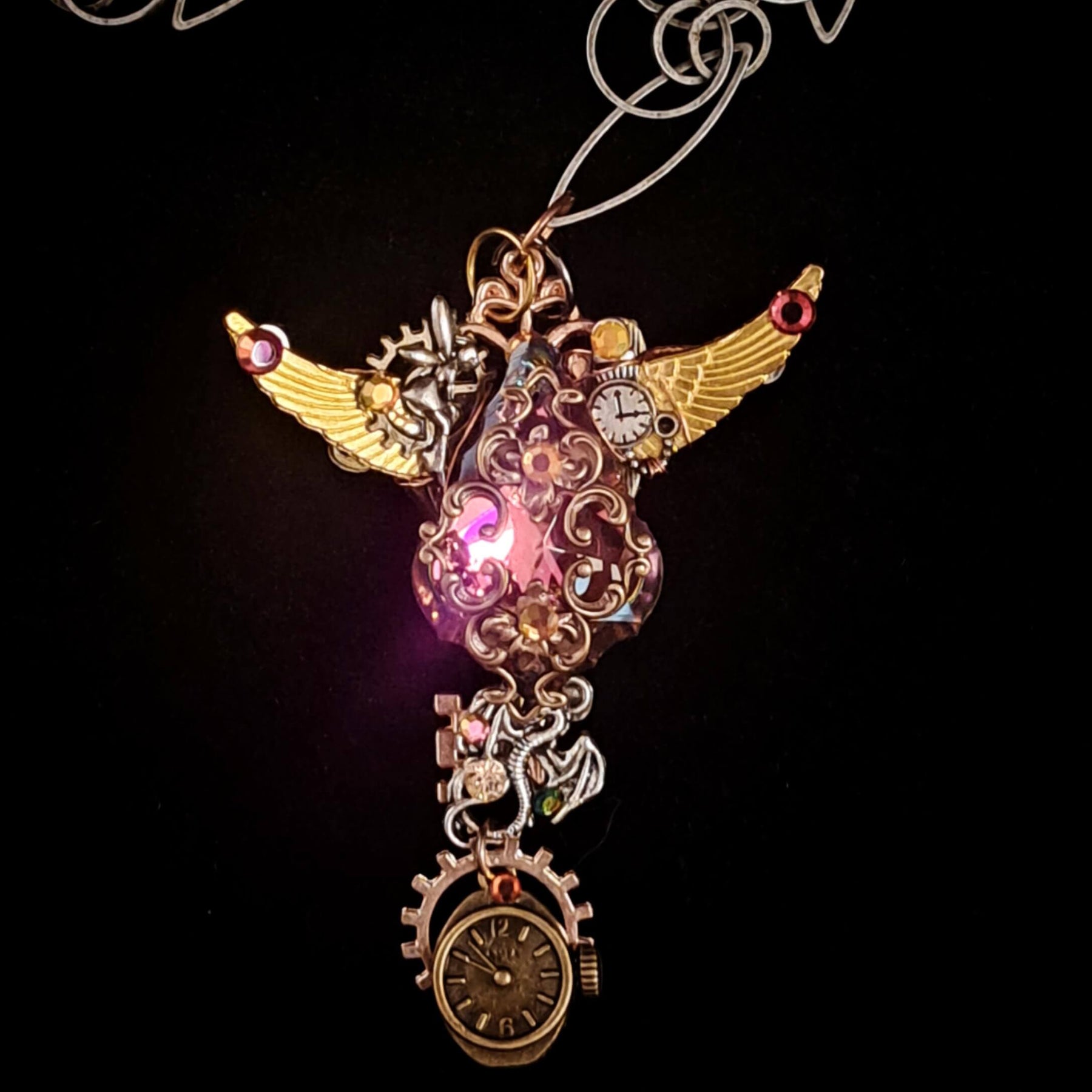 Winged Fantasy Fairy Necklace