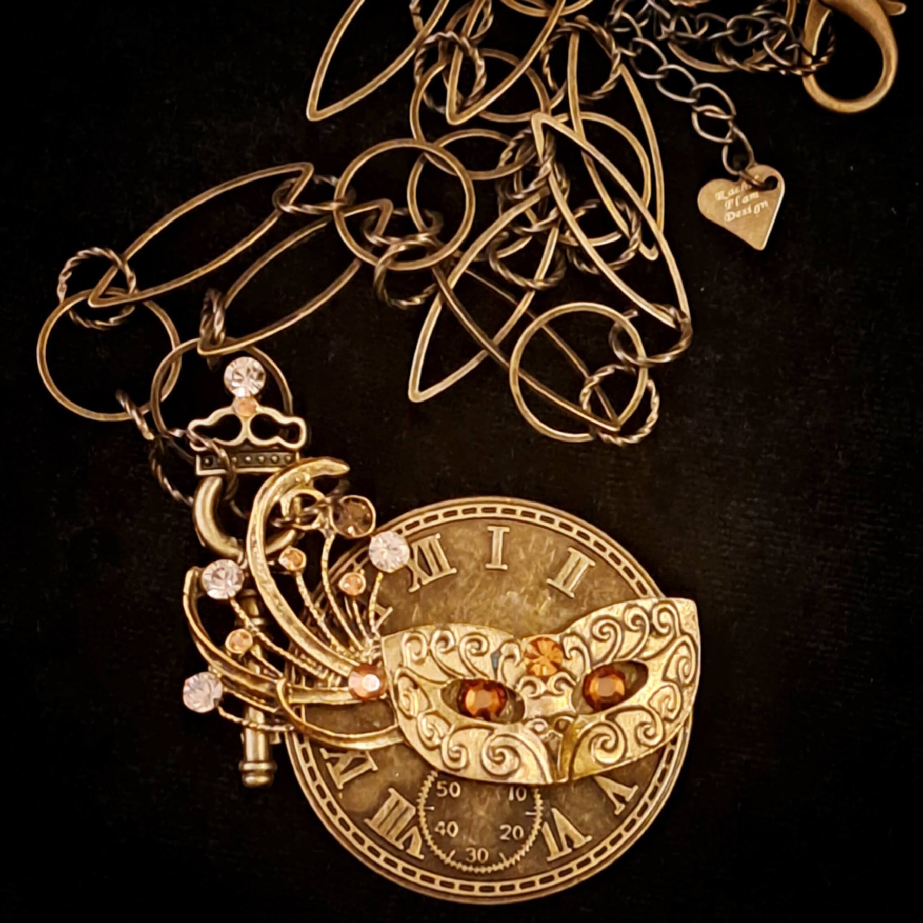 Masquerade Fantasy Mask necklace