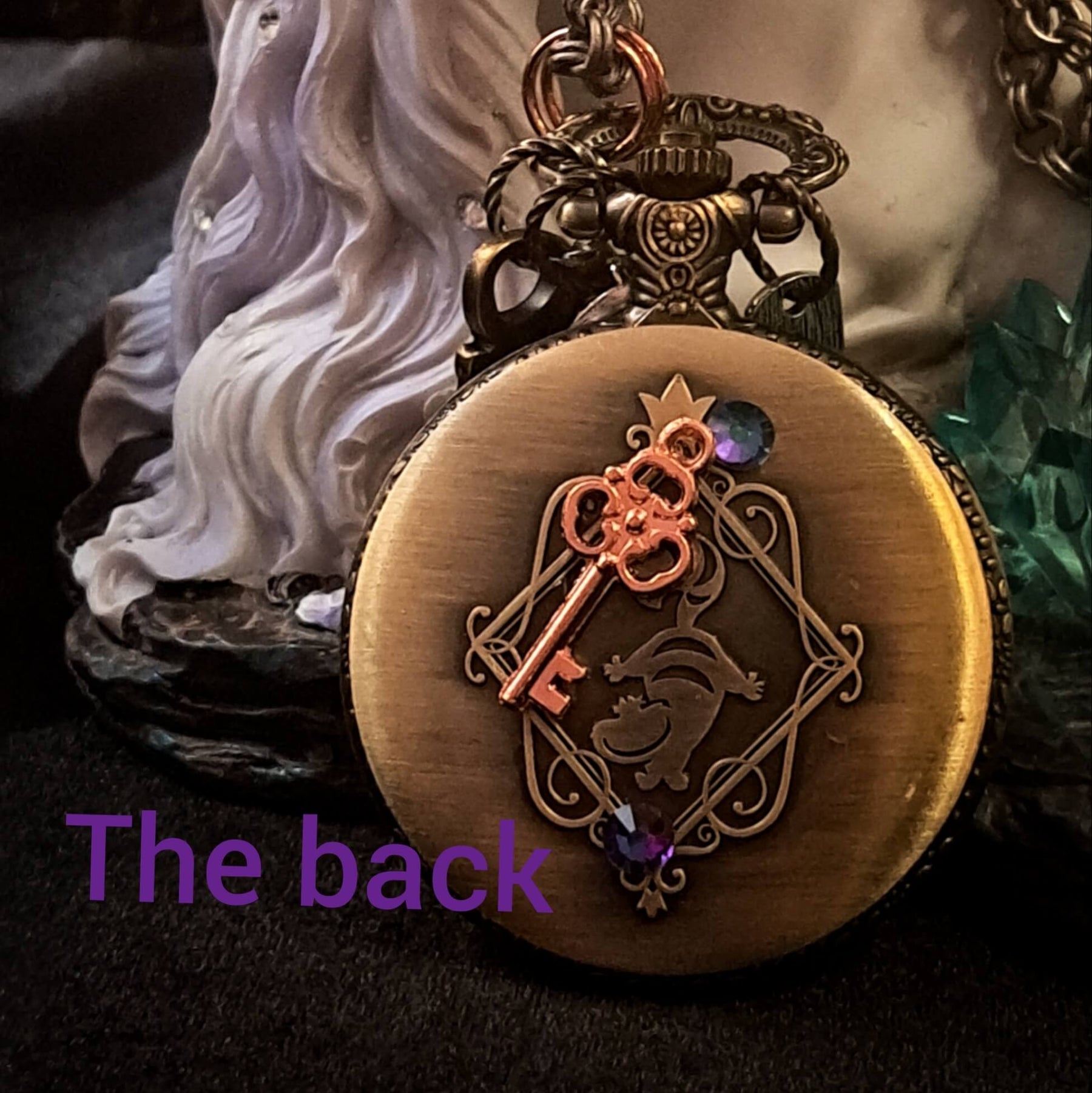 Alice in Wonderland Pocket Watch Necklace