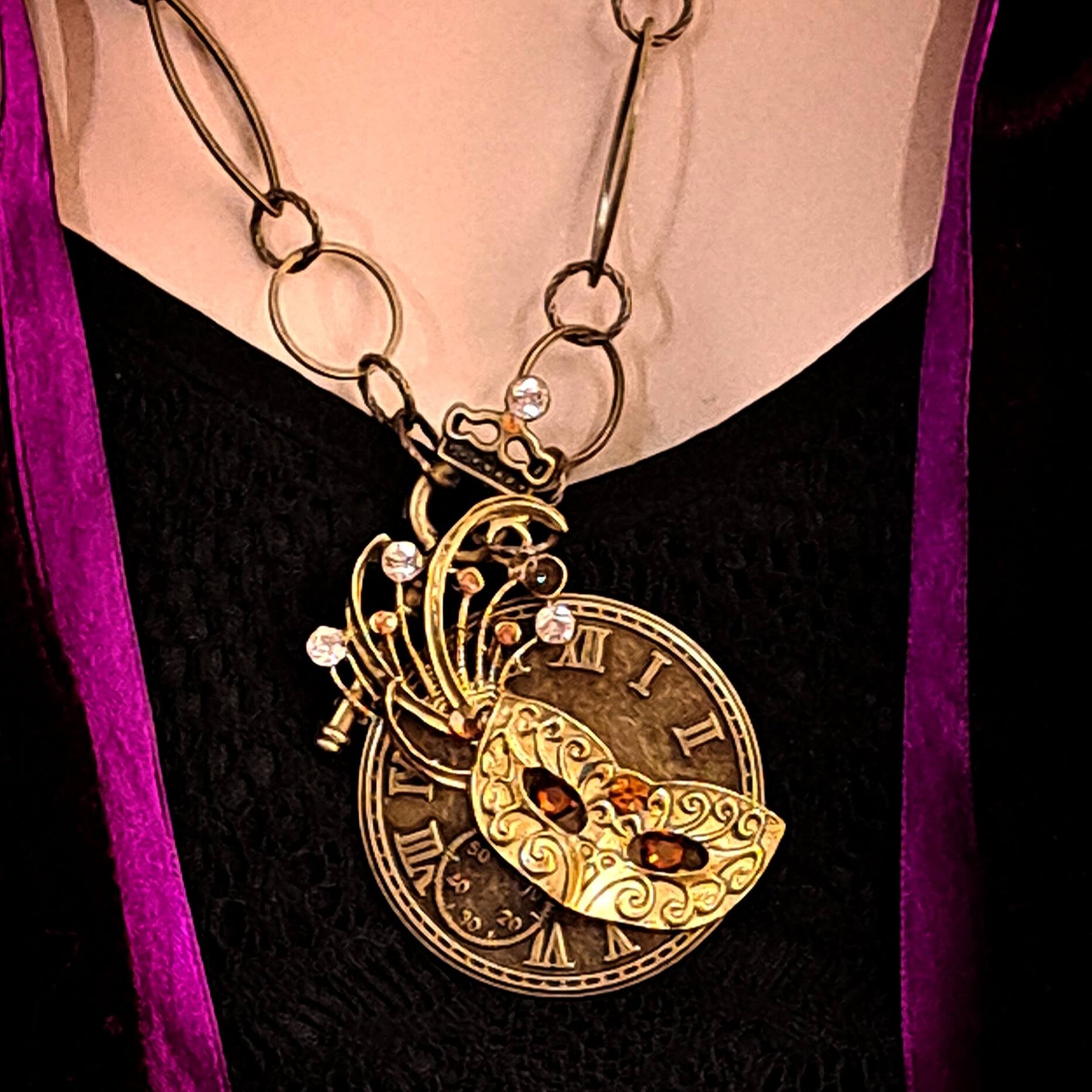 Masquerade Fantasy Mask necklace
