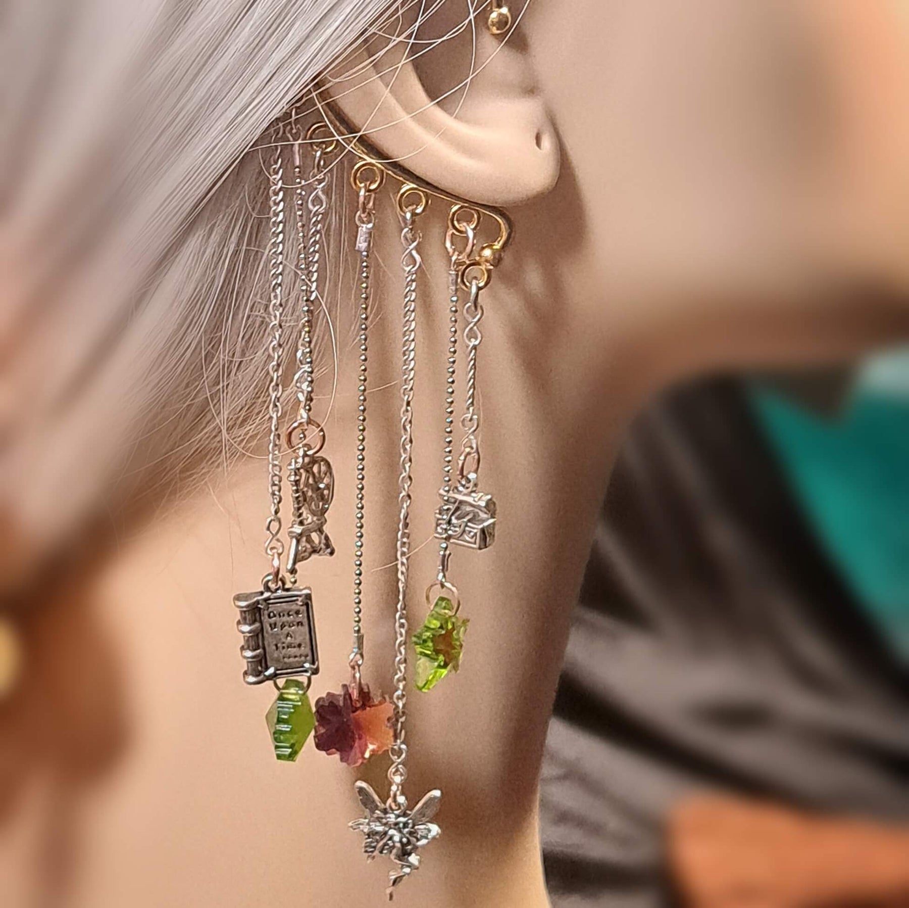 Long Dangling Fantasy Ear Wraps