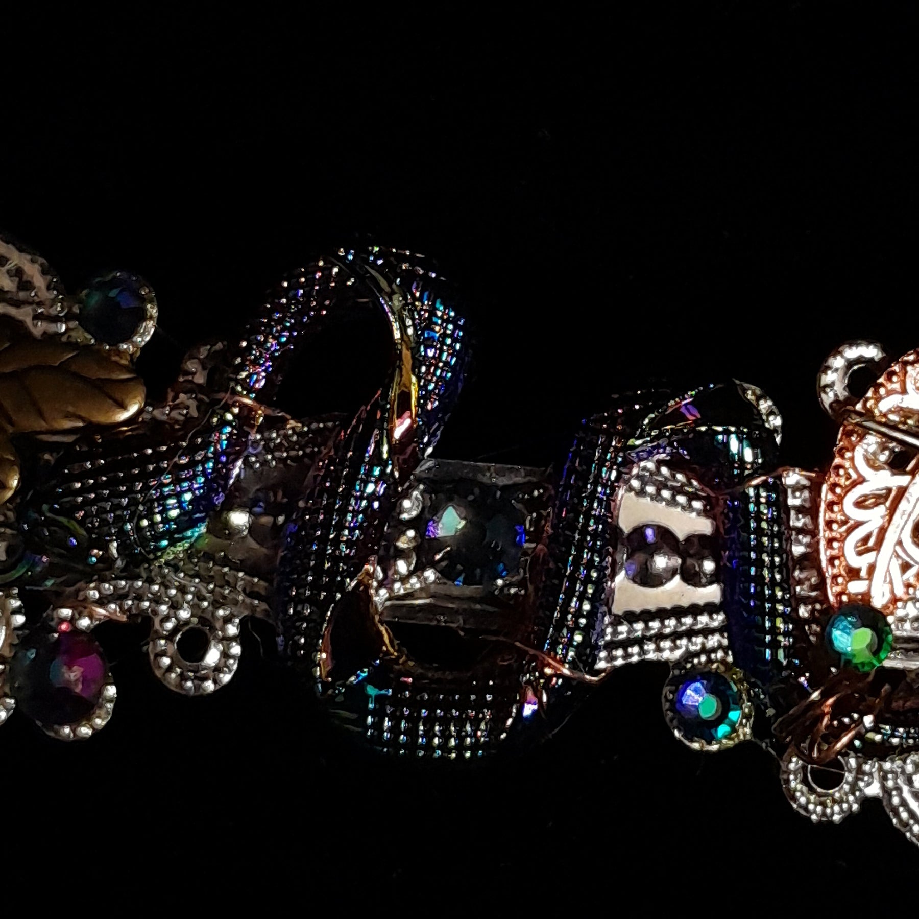 Serpent Hair Barrette Multicolor Hair Clip