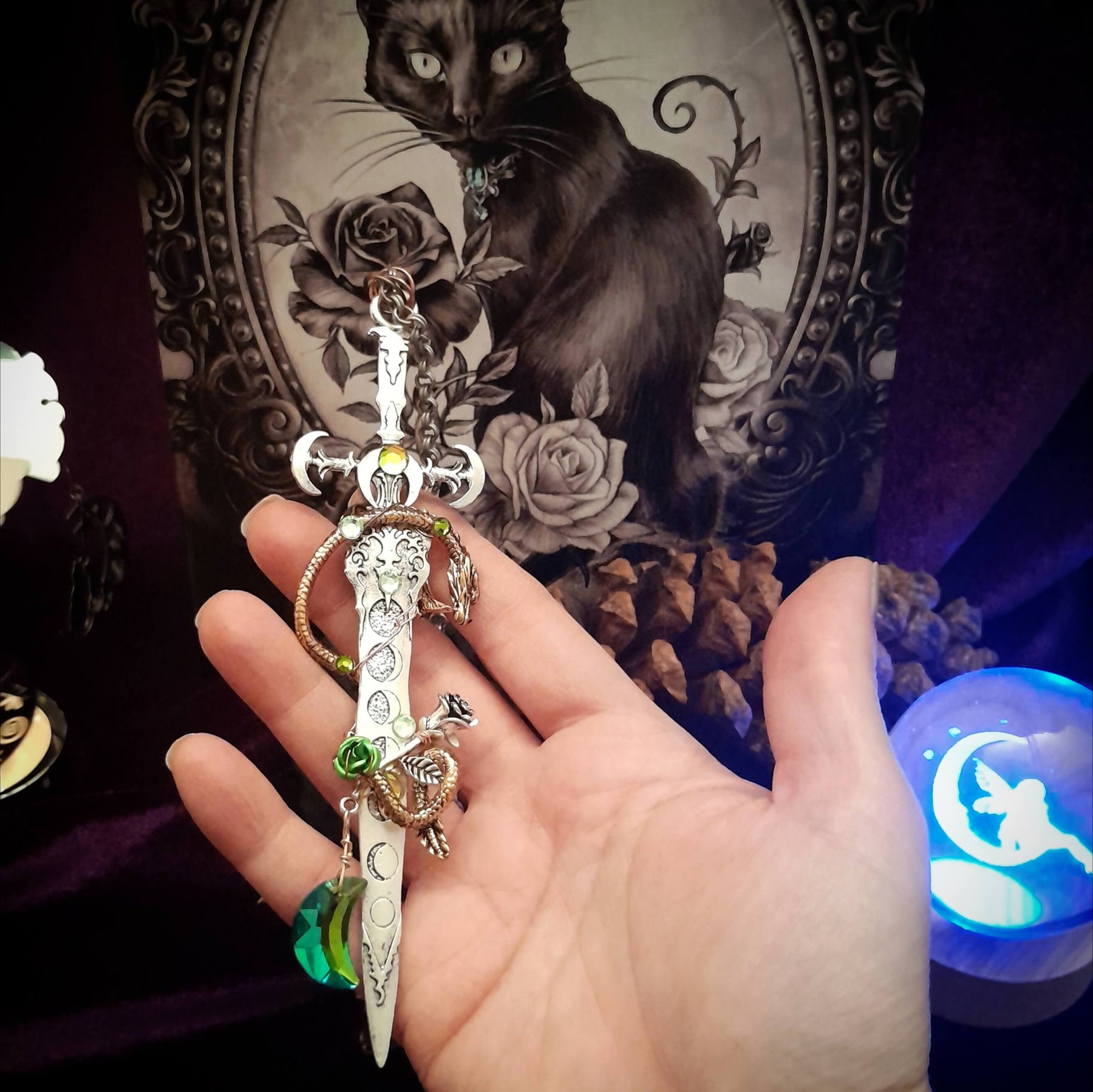 Sword Dragon Fantasy Necklace