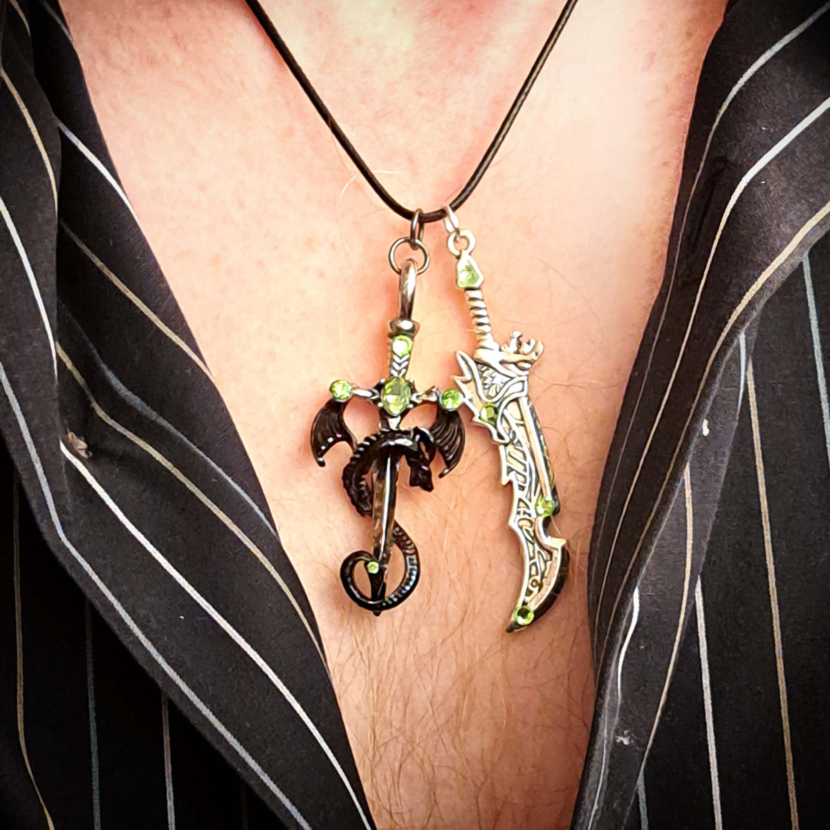 Dagger & Dragon Men's Sword Necklace