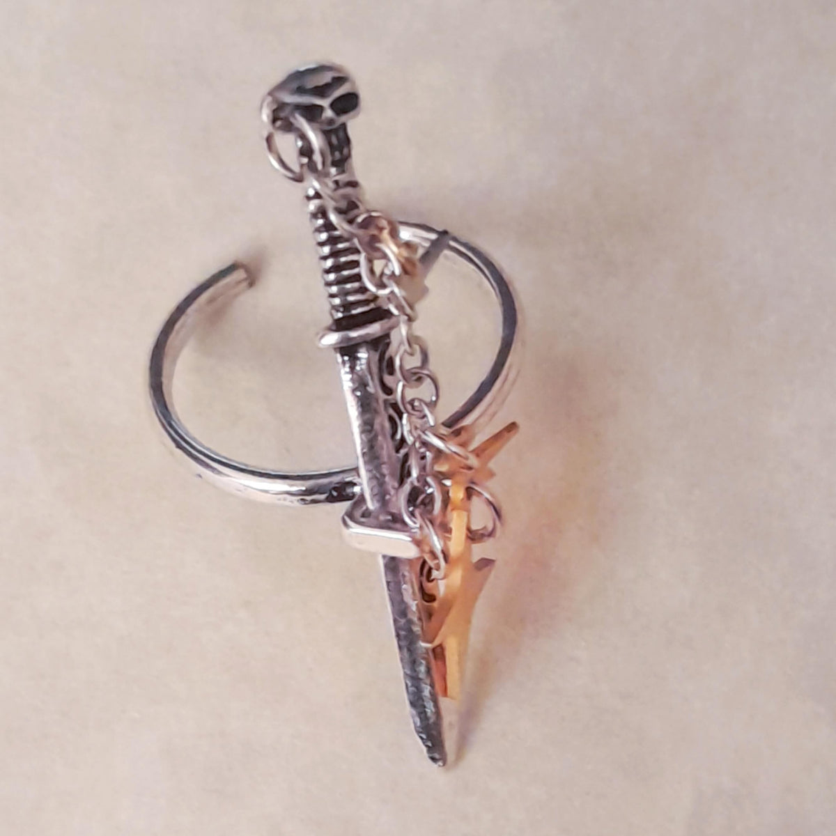 Adjustable Ring Sword & Stars