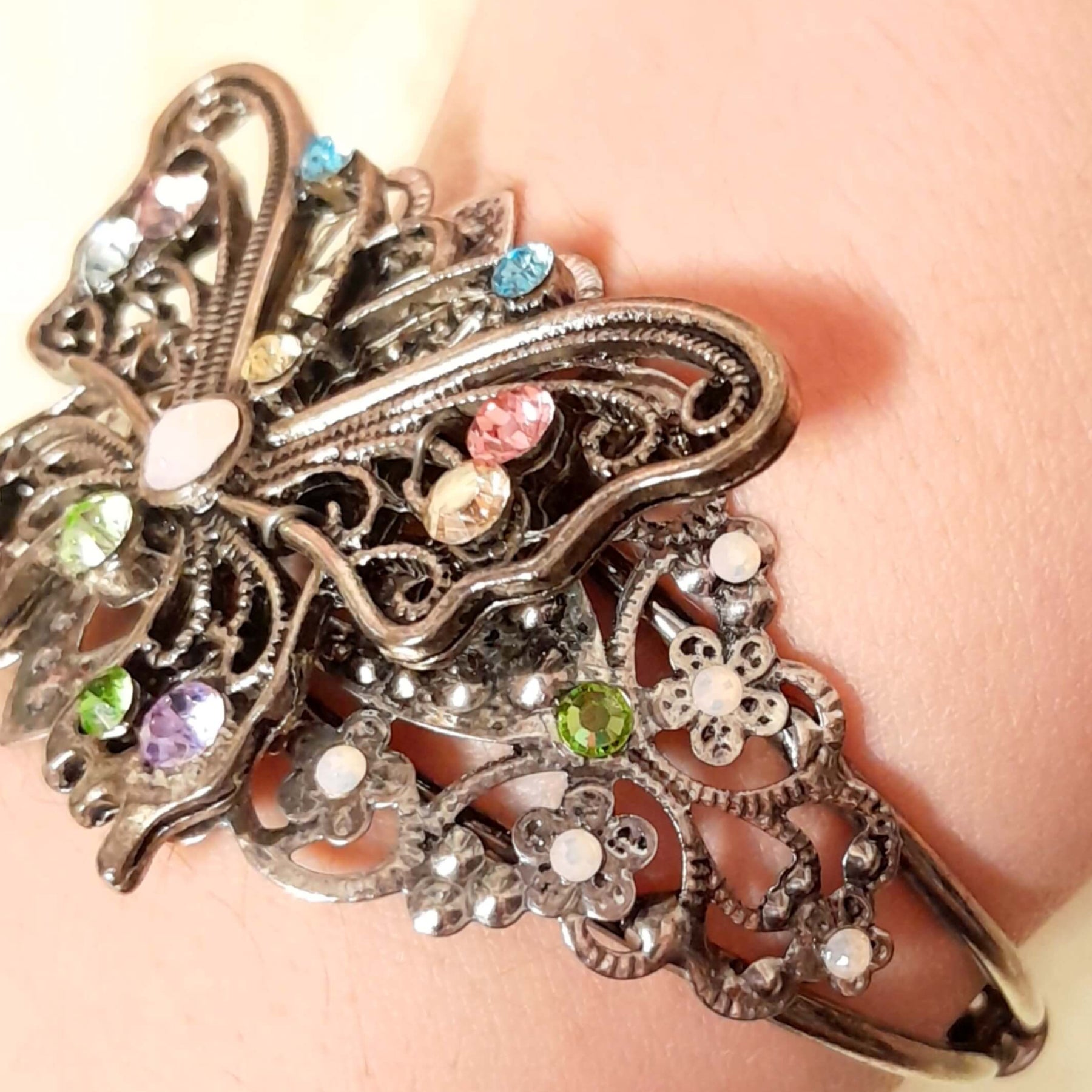 Adjustable Cuff Bracelet Butterfly