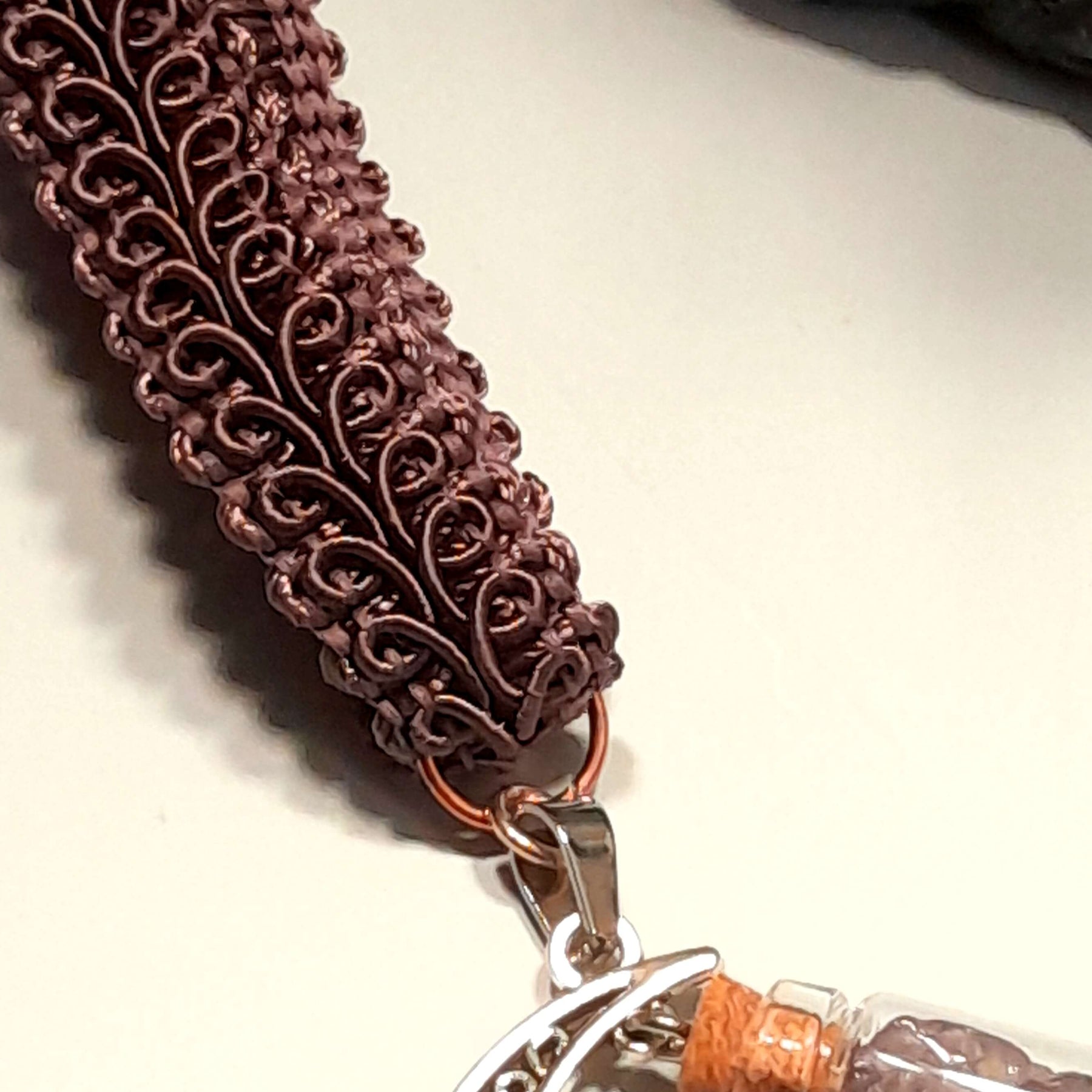 Amethyst Moon Necklace Choker Mom Gift