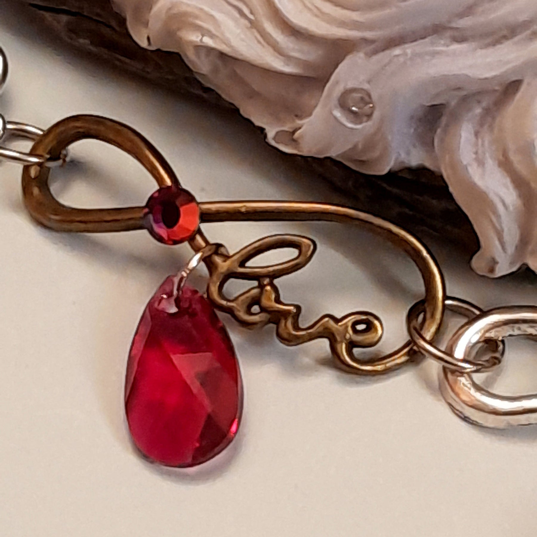 Crystal Hearts Eternity Love Bracelet