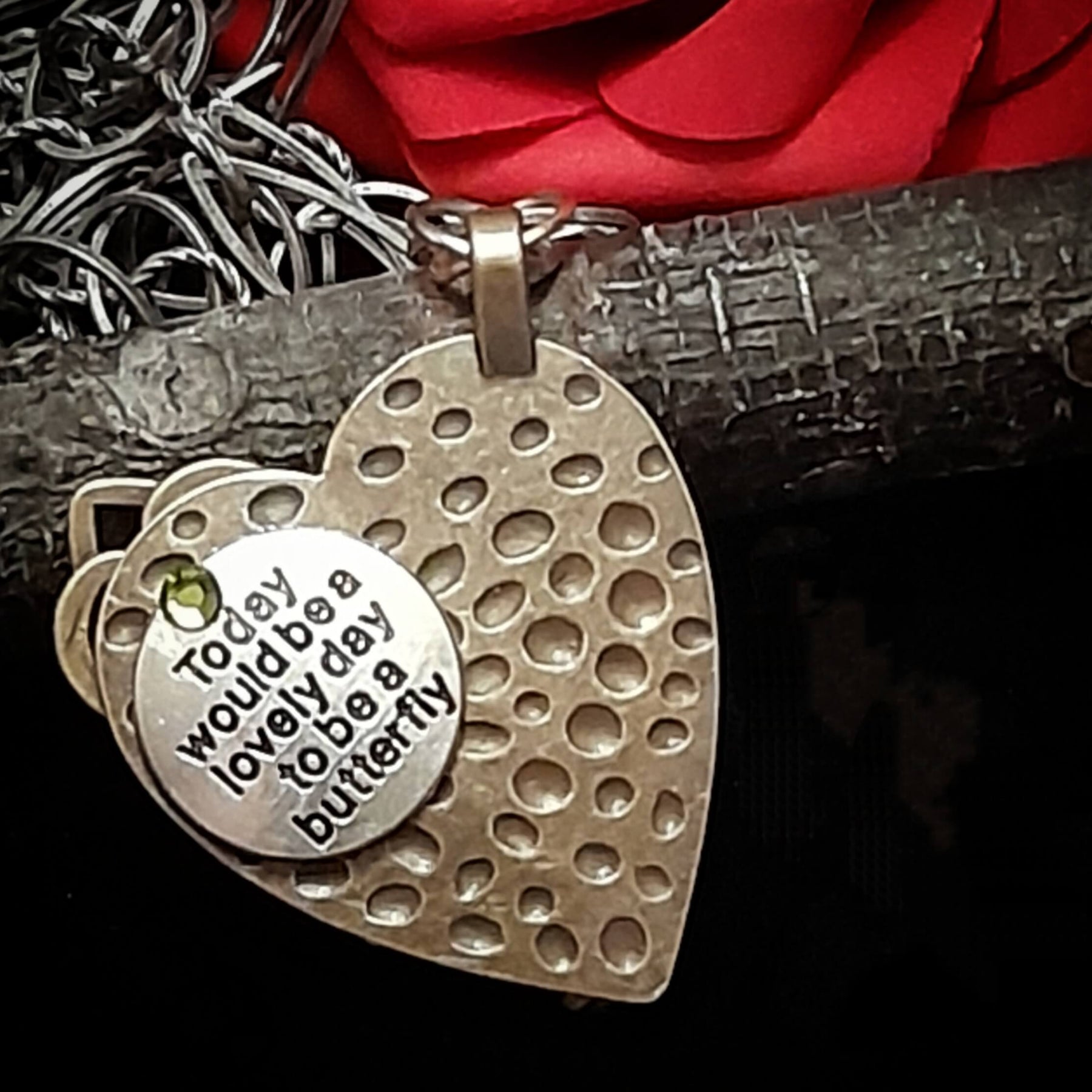 Green Heart Necklace