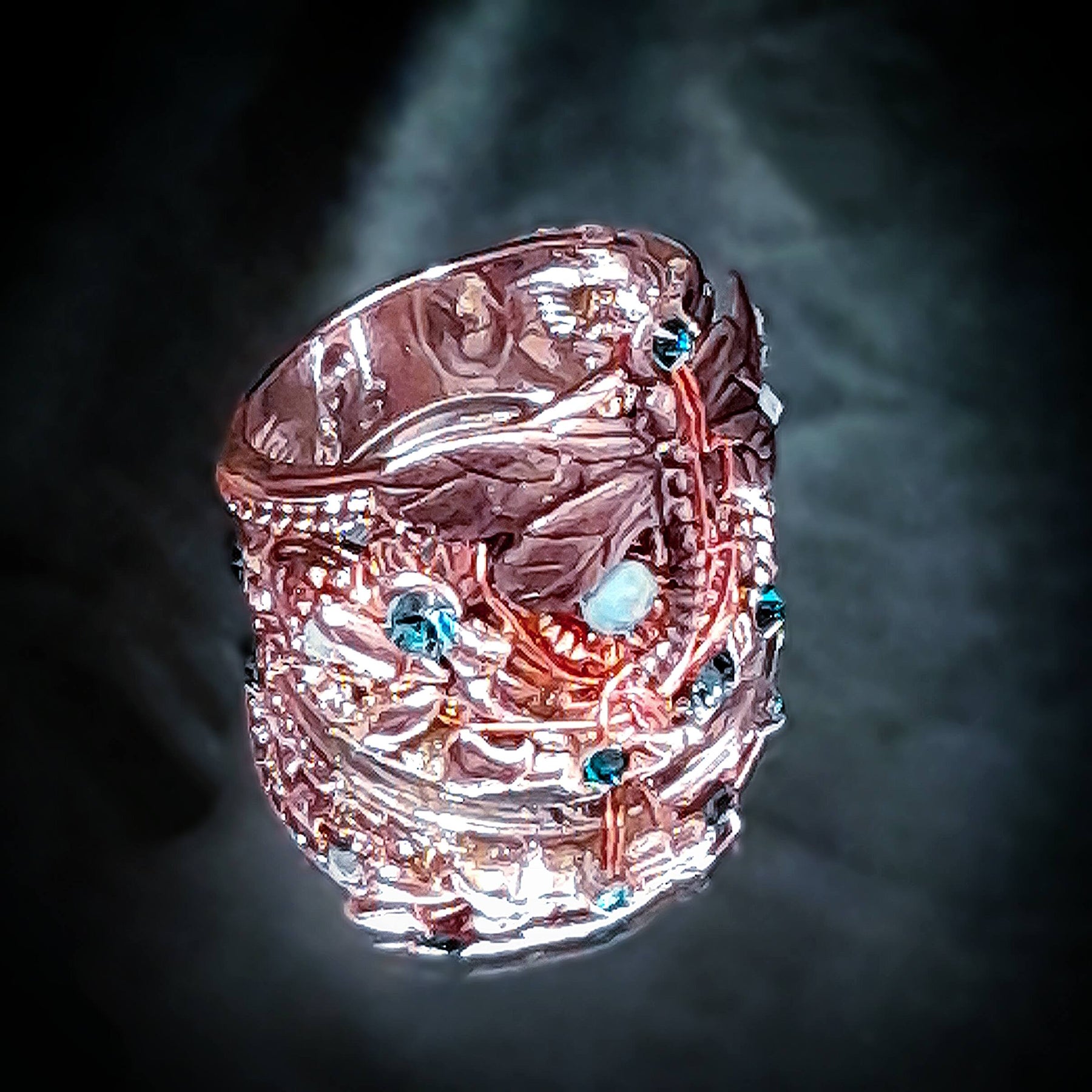 Dragonfly Fairy Turquoise Ring - Size 8