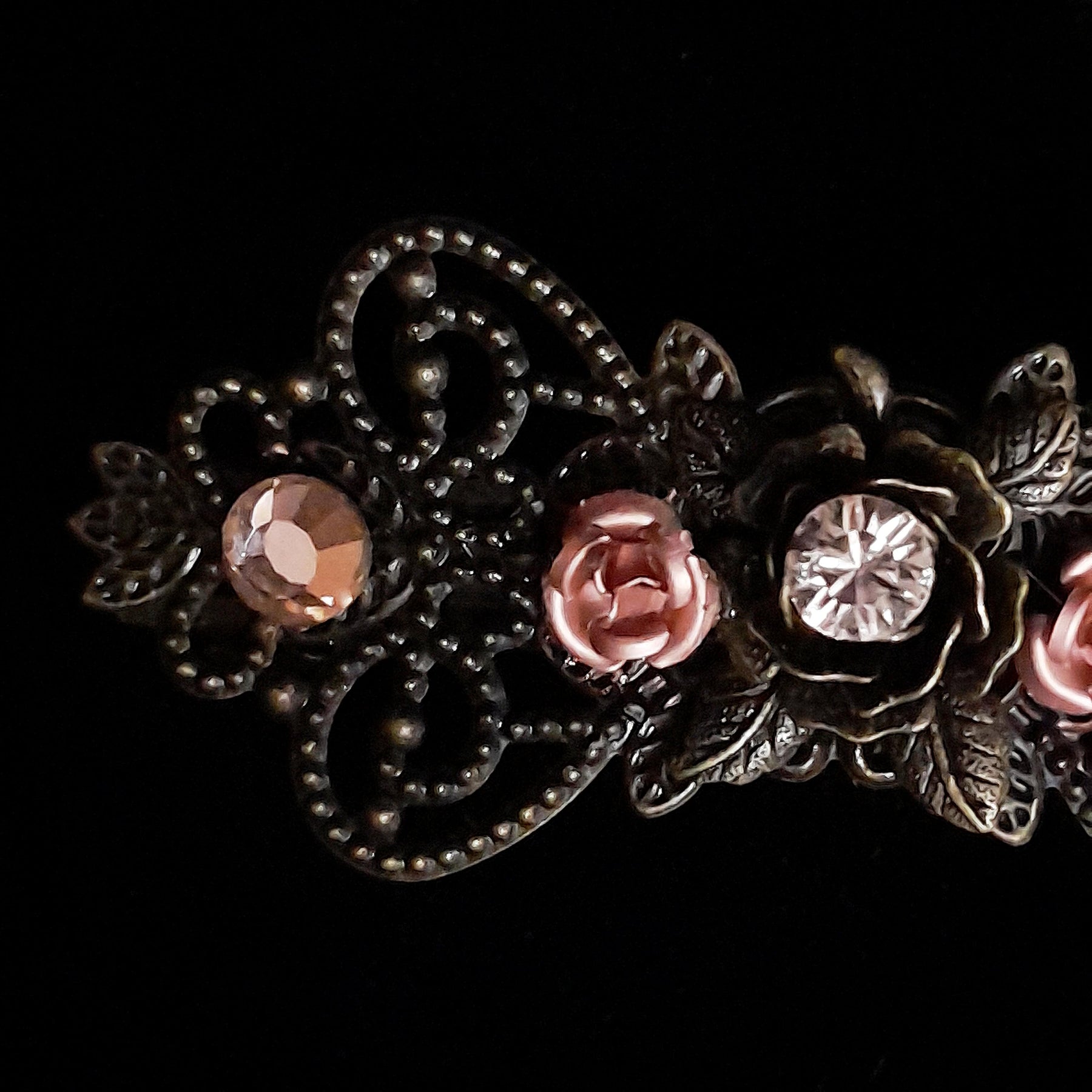 Victorian Style Flower Hairclip Barrette