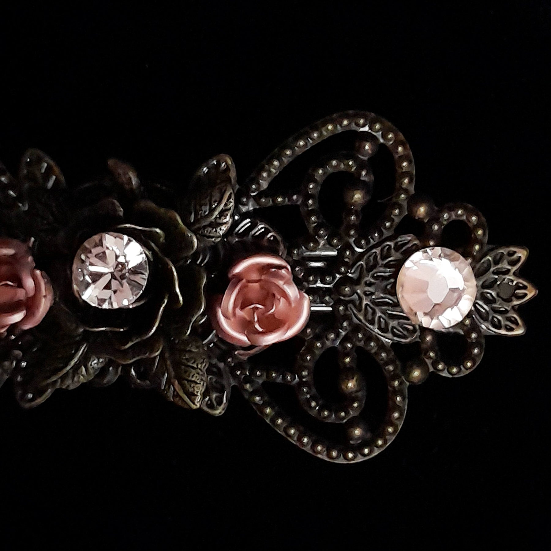 Victorian Style Flower Hairclip Barrette