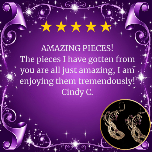 Yellow Witchy Cabochon Earrings