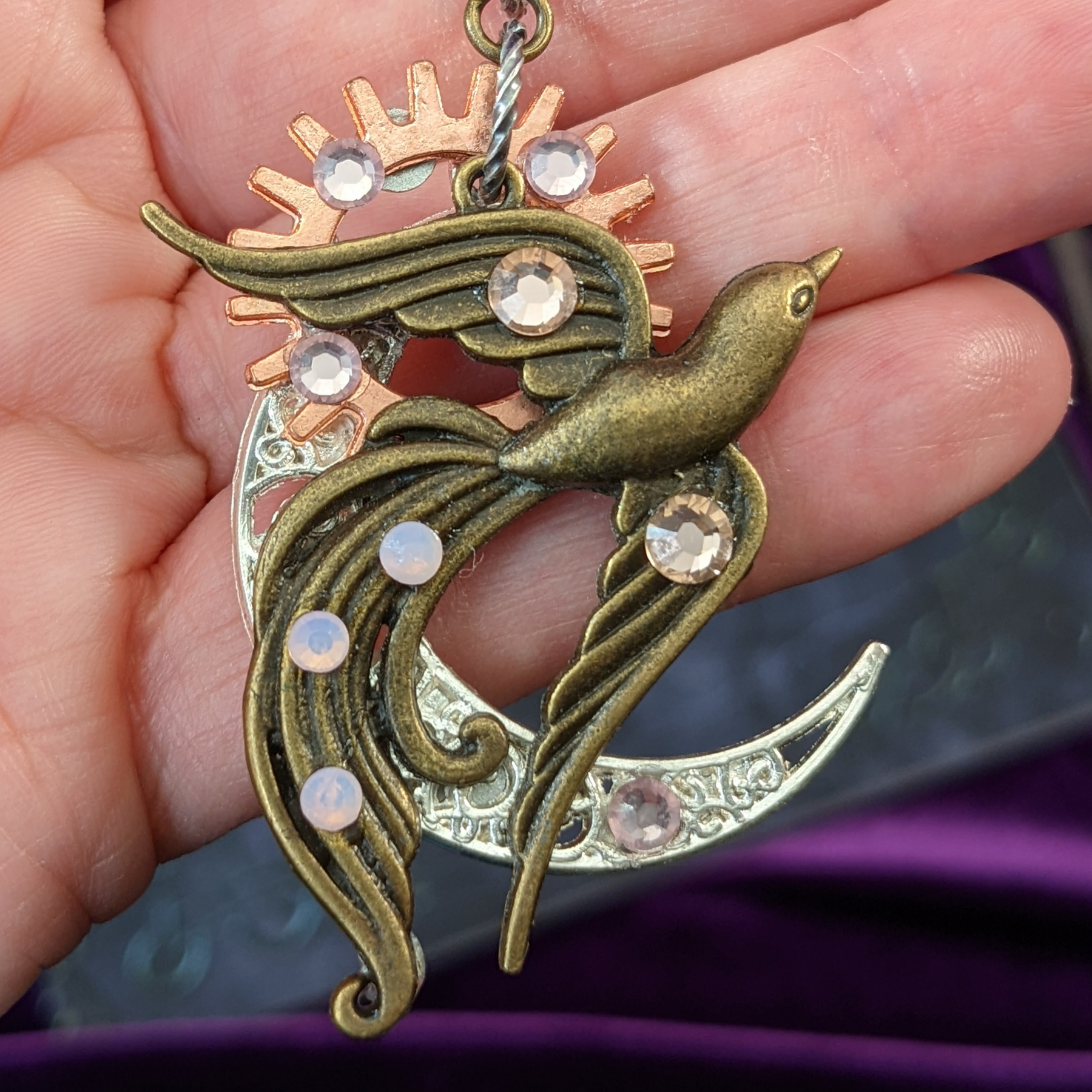 Fantasy Boho Necklace - Phoenix Rising