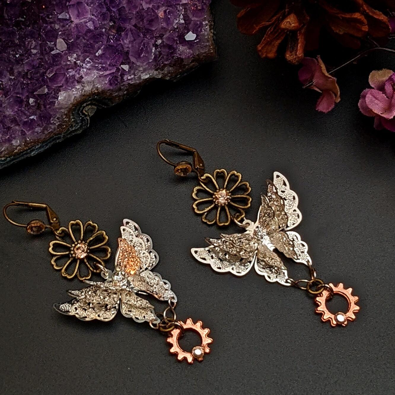 butterfly earrings