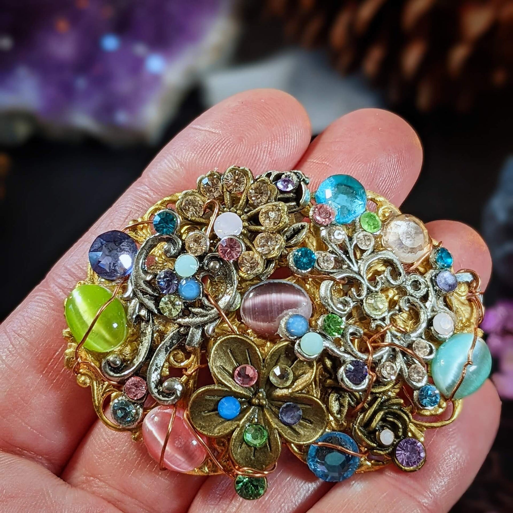 multicolor hair clip
