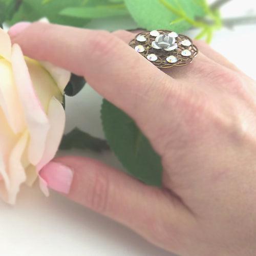 Sale - Swarovski® Statement Ring