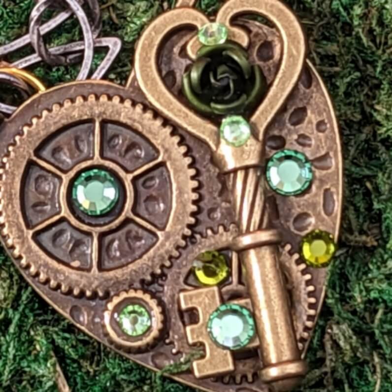 Green Heart Necklace