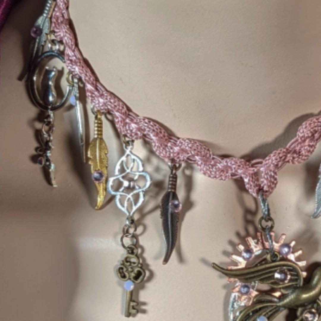 Fantasy Boho Necklace - Phoenix Rising