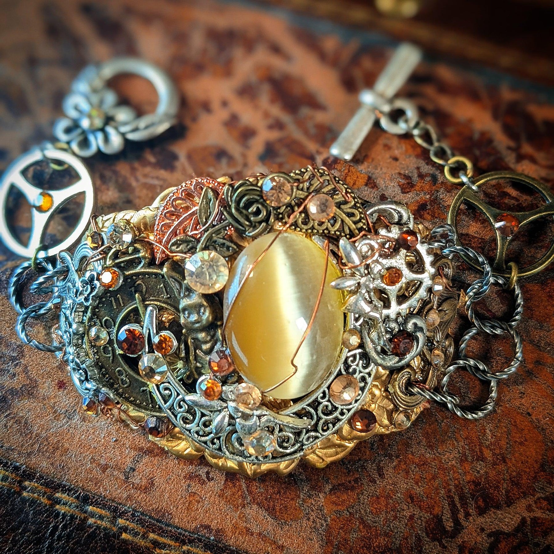 steampunk jewelry bracelet