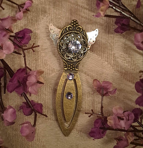 Butterfly Crystal Enchanting Bookmark