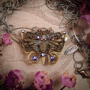 Purple Butterfly Fantasy Necklace