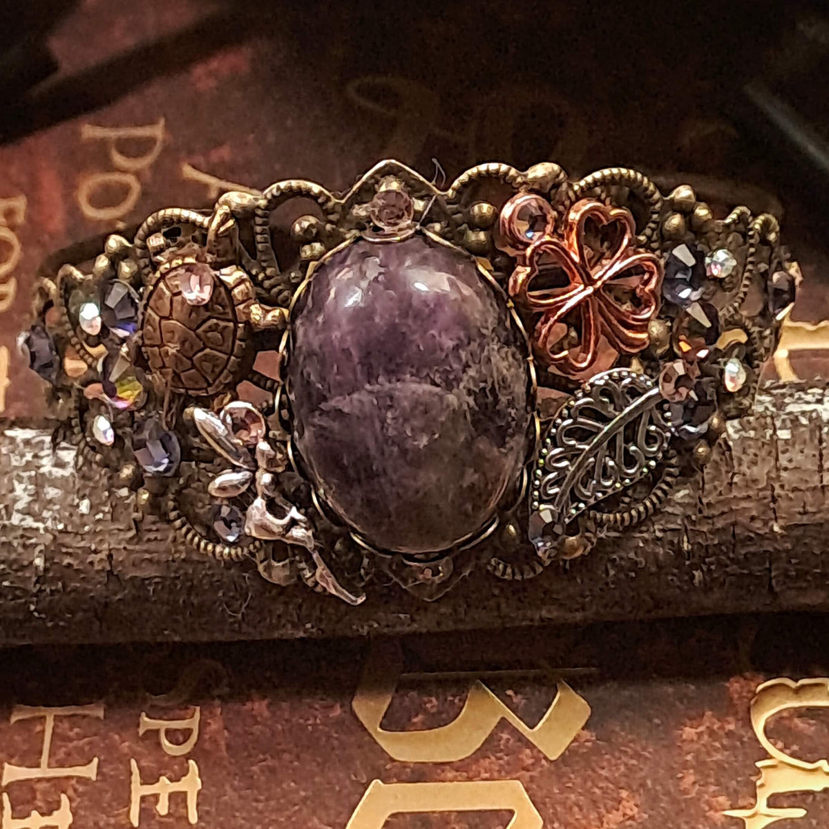 Amethyst Fantasy Adjustable Bracelet