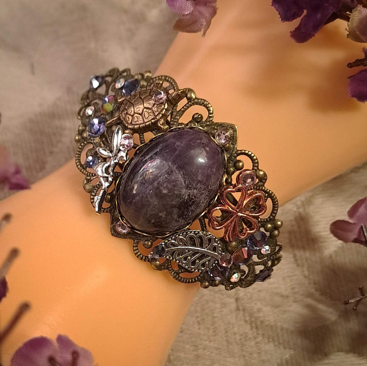 Amethyst Fantasy Adjustable Bracelet