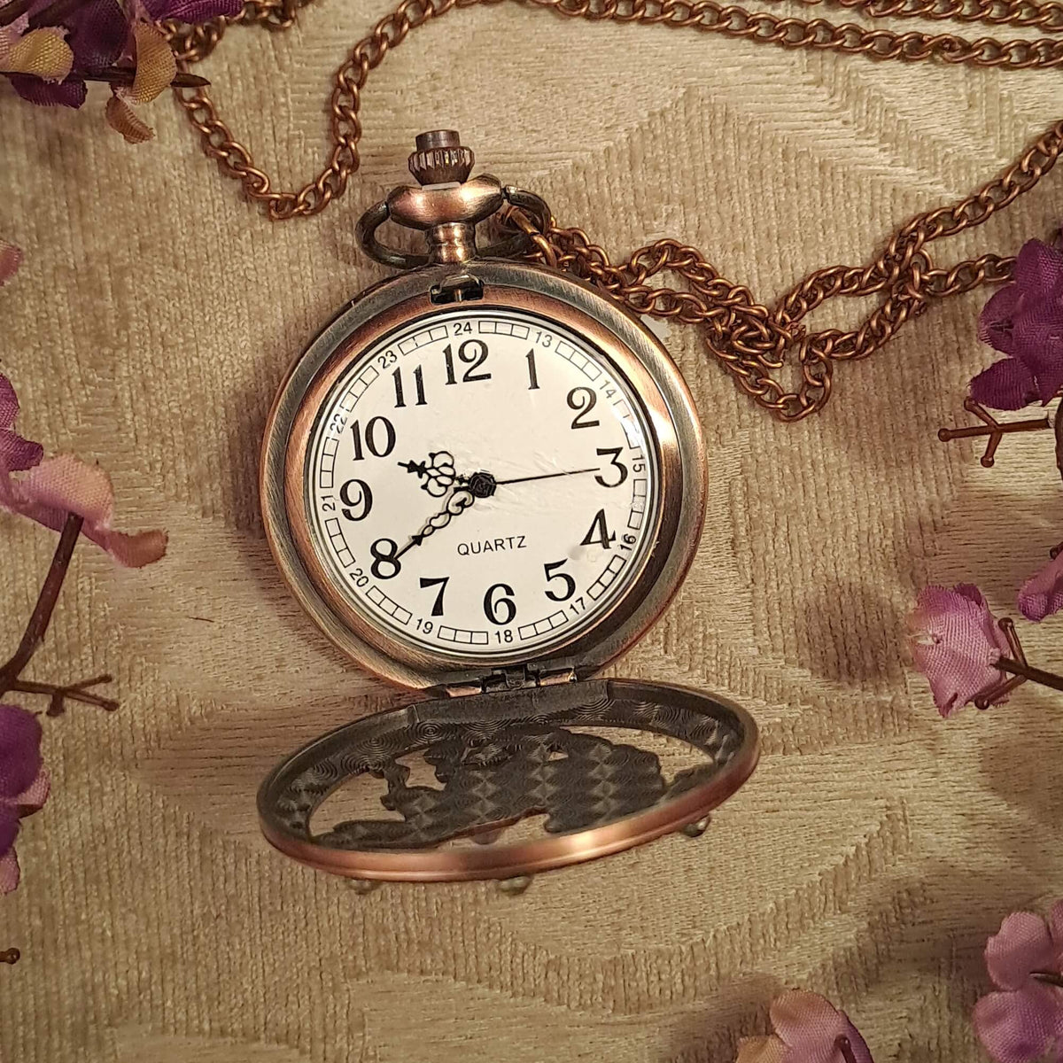 Horse Pocket Watch Equestrian Necklace