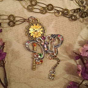 Key & Butterfly Fantasy Necklace