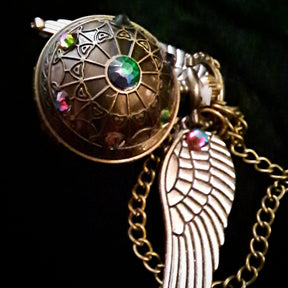 Fantasy Orb Pocket Watch Necklace