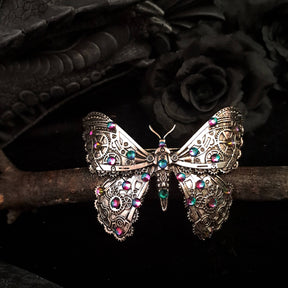 Large Butterfly Crystal Hair Clip Barrette