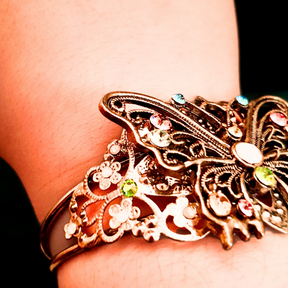 Adjustable Butterfly Cuff Bracelet