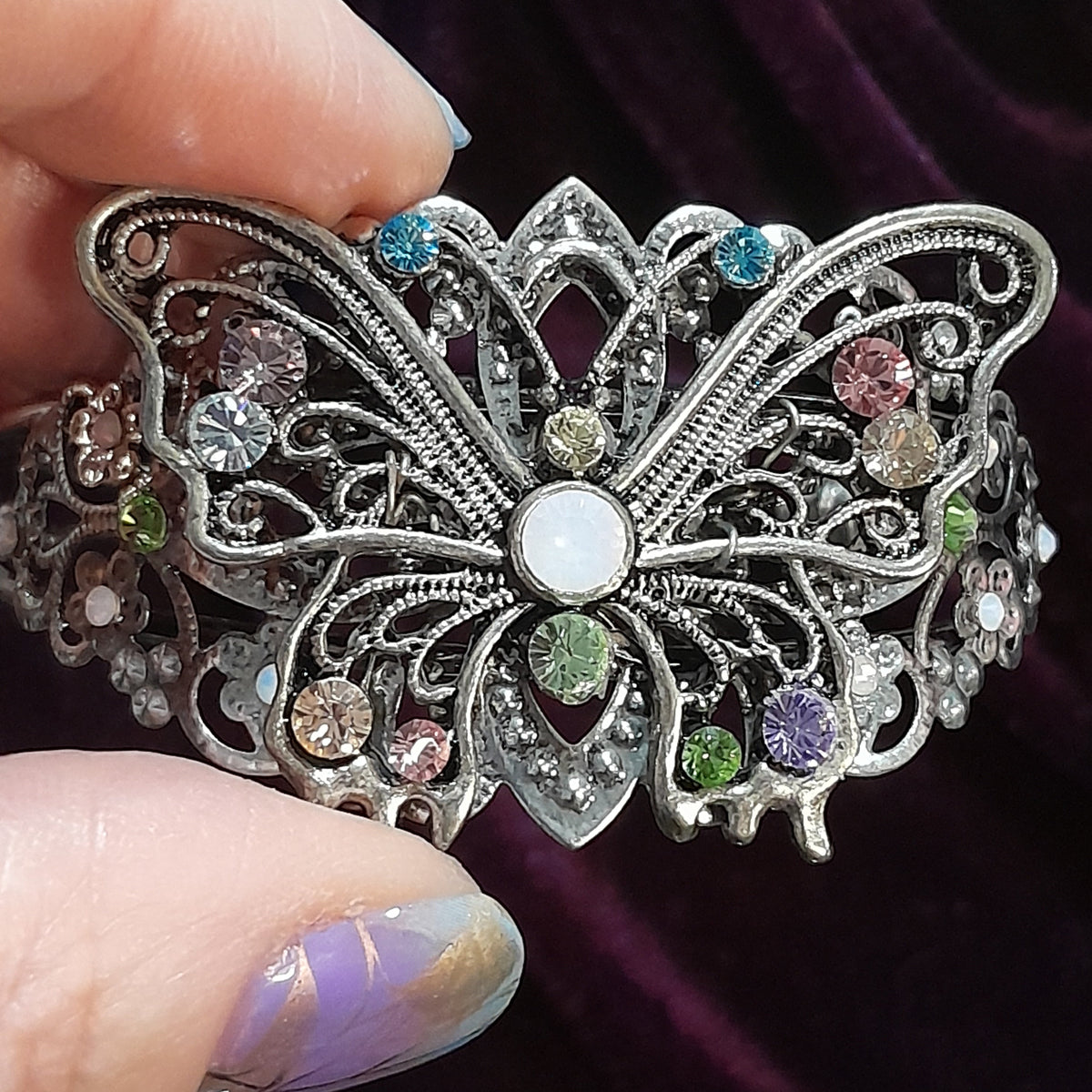 Adjustable Butterfly Cuff Bracelet
