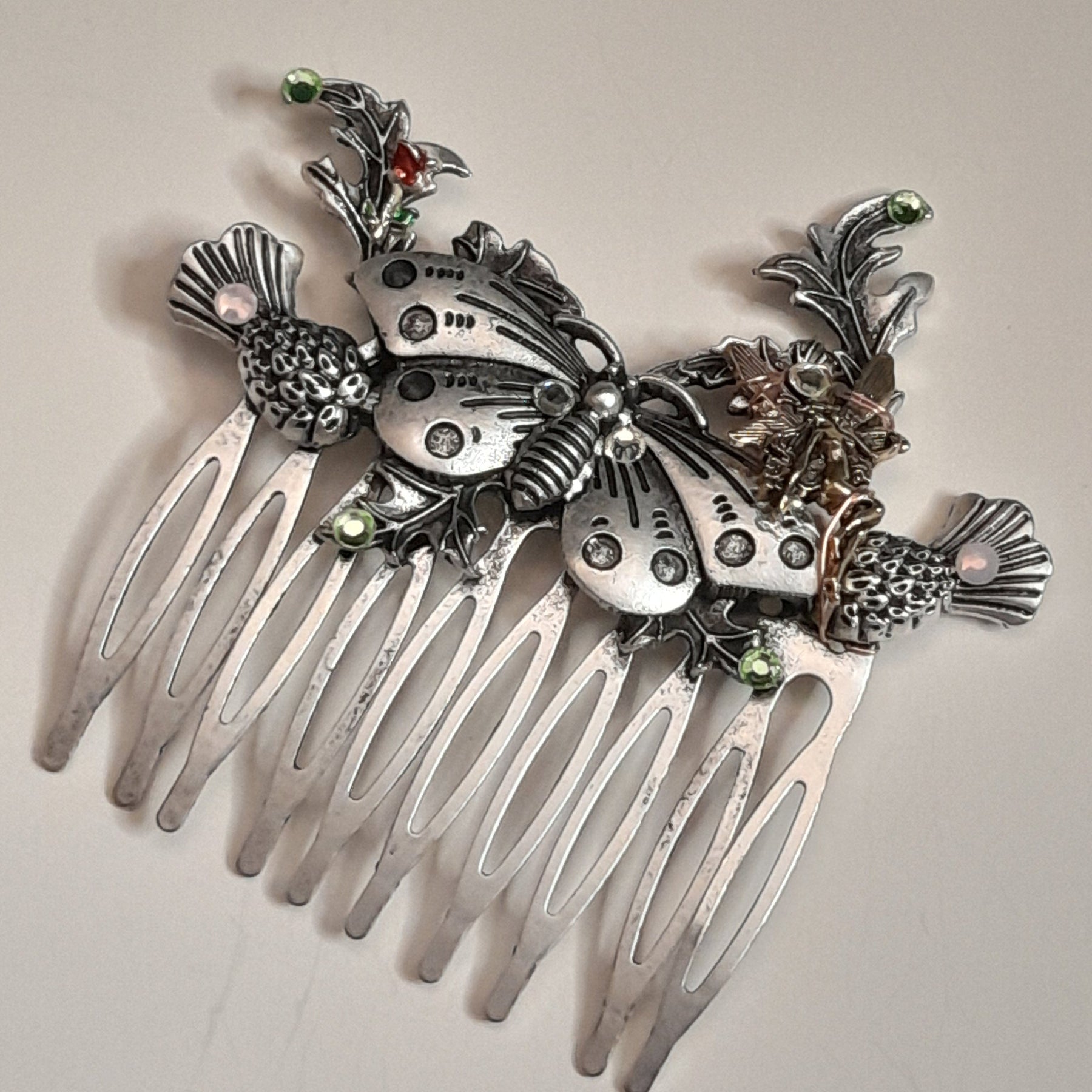 Fantasy Moth Fairy Nature Hair Comb