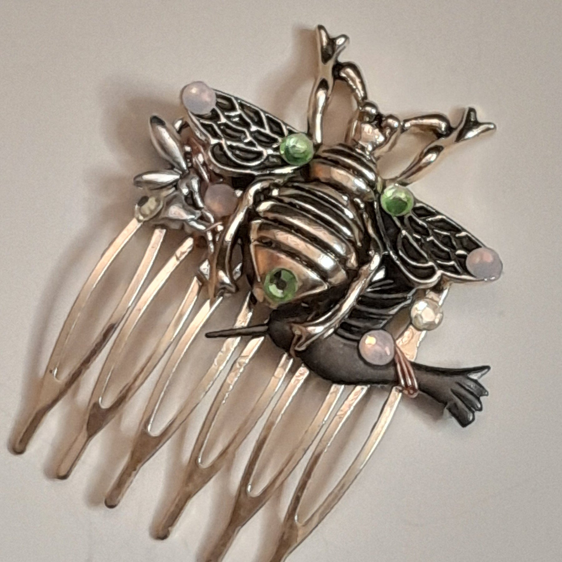 Bee Hummingbird Fairy Fantasy Hair Comb