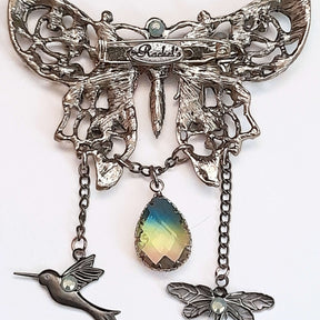 Butterfly Hummingbird & Dragonfly Nature Brooch
