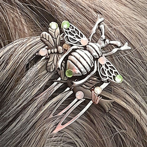 Bee Hummingbird Dragonfly Hair Comb