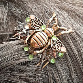 Dragonfly Bee Fairy Fantasy Hair Comb